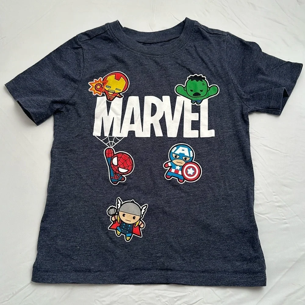 Old Navy Marvel multicolor character short sleeve crew neck t-shirt